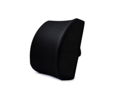 Lurelia Almofada Lombar Para Cadeira E Carro Ergonómico Portátil Respirável Lavável Preto V1025