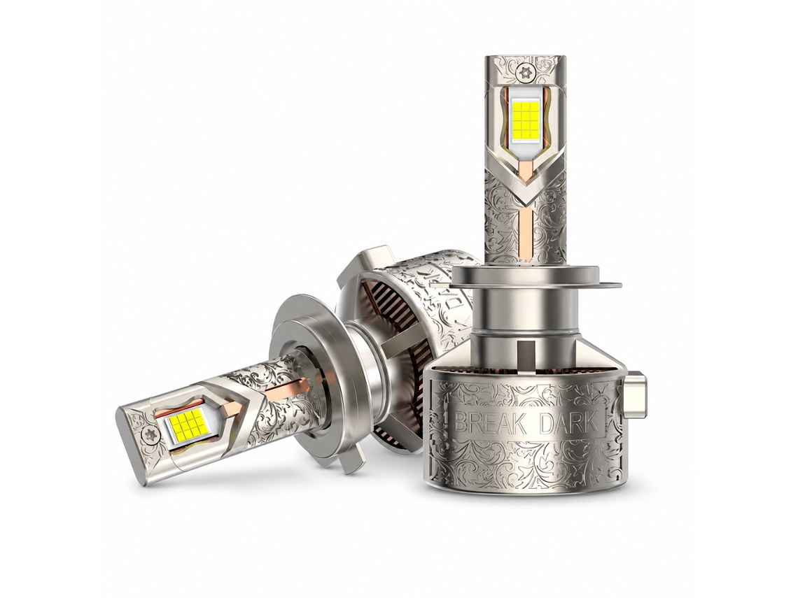 Lâmpadas Led Para Faróis 9012 Redsea R36, 270 W, 27000 Lm, 6500 K, Para Automóvel, Dourado Champanhe