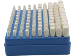 Conjunto de 100 rodas de lã Topbathy para ferramentas rotativas