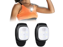 Pacote Com 2 Luzes Noturnas Para Corrida Ao Ar Livre, Recarregáveis Por Usb, Equipamento De Luz Pequeno SUNNY SPACES