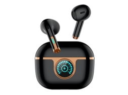 Fones de Ouvido Sem Fio Bluetooth 5.3 com Display Led IPX4 JIAPEI (preto)