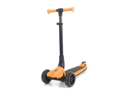 Trotinete Infantil Lamborghini  3 A 6 Anos – Triciclo Oficialmente Licenciado Com Rodas Luminosas – Trotinete Dobrável Com Guiador Ajustáve – Laranja