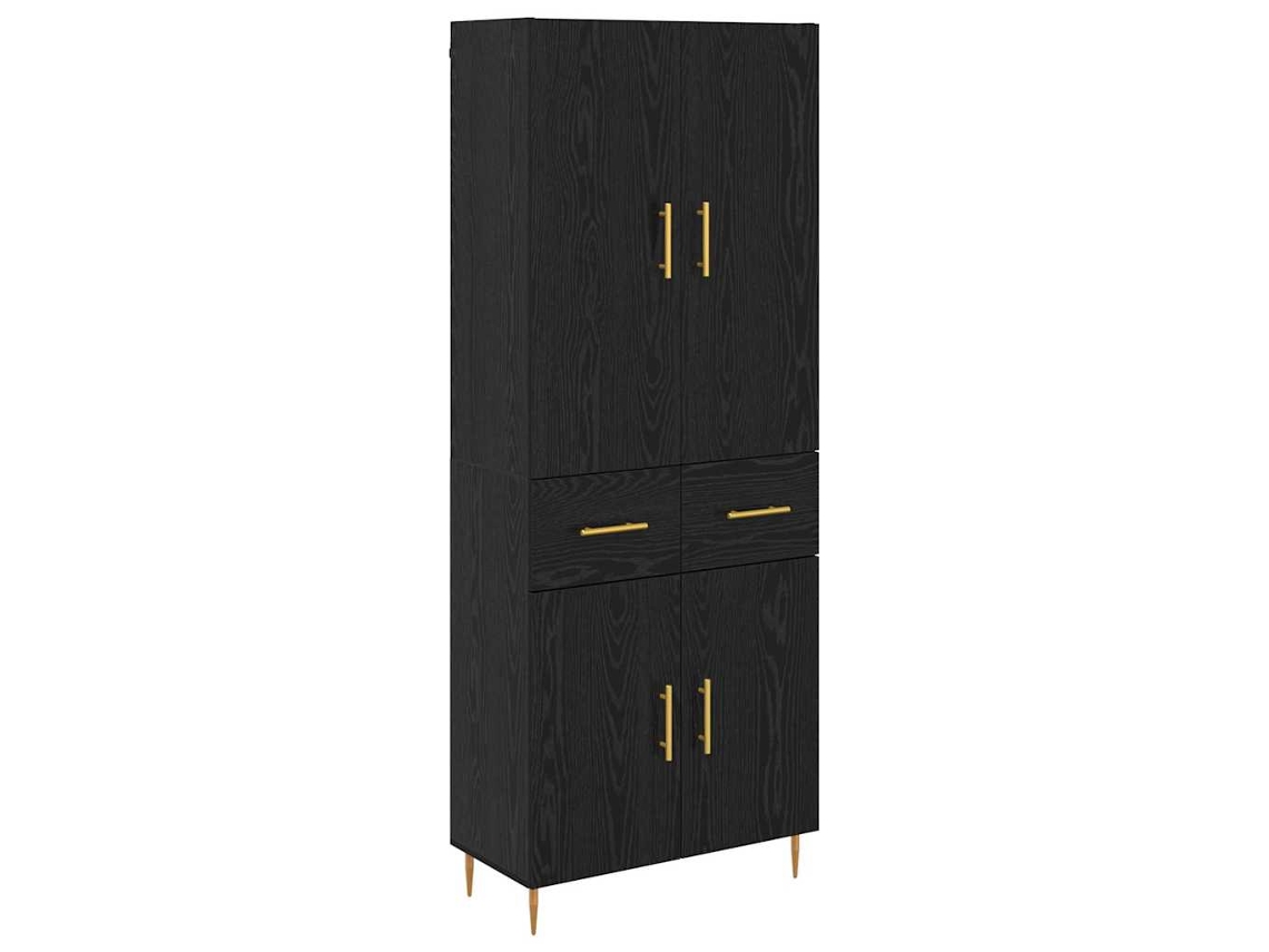 Buffê Carvalho Preto Madeira Processada MAISON EXCLUSIVE (69,5x34x180 cm)