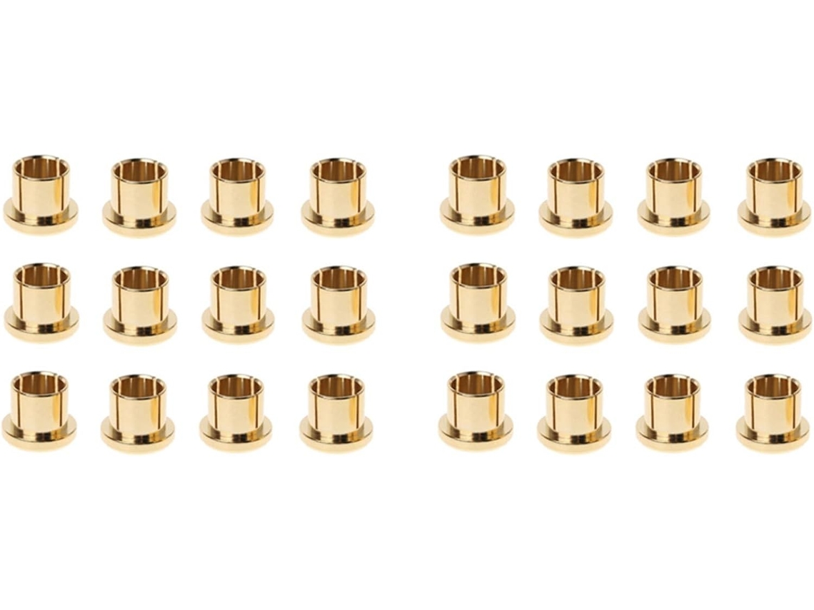 24 Peças de Tampa Protetora Banhada a Ouro Ou Plugue de Curto circuito para Conector Rca SFUSHOS