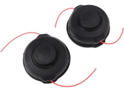Conjunto De 2 Cabeçotes De Roçadeira M8 1.25 X Lh Para Jardim, Gramado E Relva.