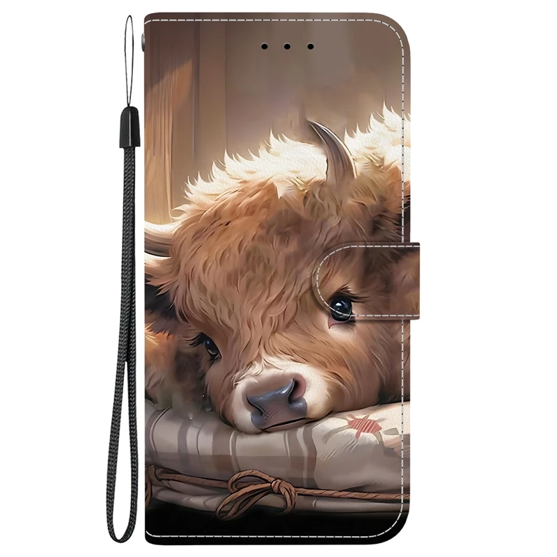 C6para Samsung A17 5gcapa em Pele Flip Fashion para Samsung Galaxy A17 a 17 5g Sm a176b MDUG