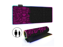 Mousepad Tapete De Mesa Retroiluminado Rgb Com Linhas Simples Brilvibera (estilo 10, 3006003mm)