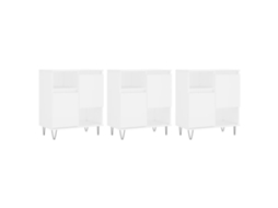 Aparadores 3 Pcs Madeira Processada Branco MAISON EXCLUSIVE