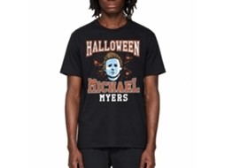 Rockinstone Halloween Movie Varsity 2 Black Adult T-shirt Size:m