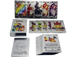 Cartões de Anime Folha Dourada S/MARCA