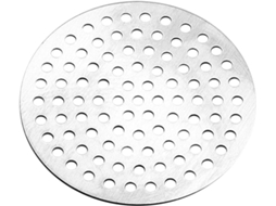 Ralo de Piso AQUAFORGE, grande vazão, inox, para esgoto e odores, 40 cm