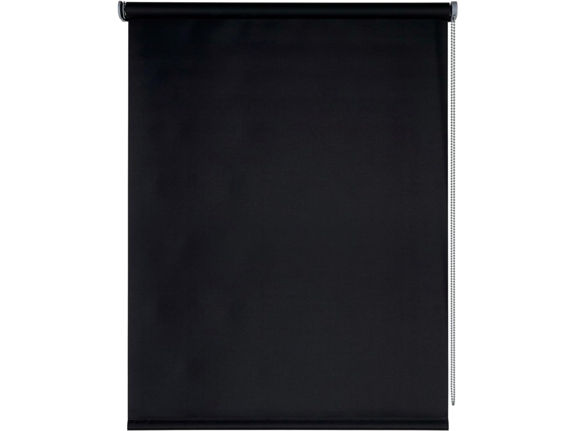 Estor Enrollável Storesbasic Night Preto 180x180 Cm Com Bloqueio De Luz