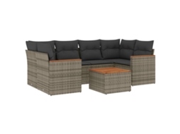 Garden Sofa Set, Garden Sofa Sets Vidaxl Cinzeto Rattan / Vime (n/a)