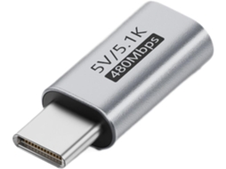 Adaptador Usb Com Plugues Macho E Fêmea, Tipo C Para Carregamento.