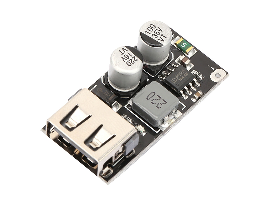 Módulo Conversor Dc 6 32v para 12v 24v com Qc3.0 Placa Reductora de Voltaje para Carga Usb