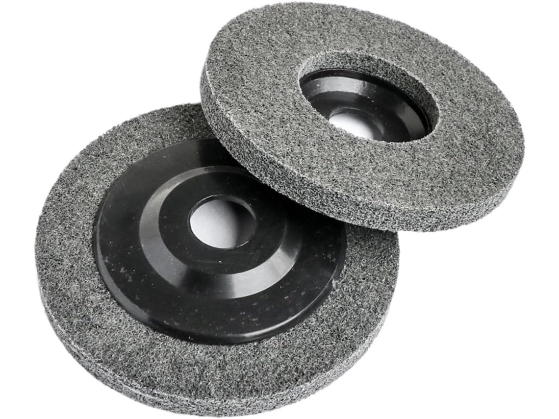 Disco De Polimento Abrasivo Fibra Nylon Não Tecido 4/4,5/5 Polegadas