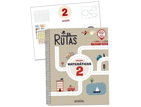 Livro Matemáticas 2. Rutas. Da Editorial Anaya De Carmen Pellicer Iborra (espanhol)