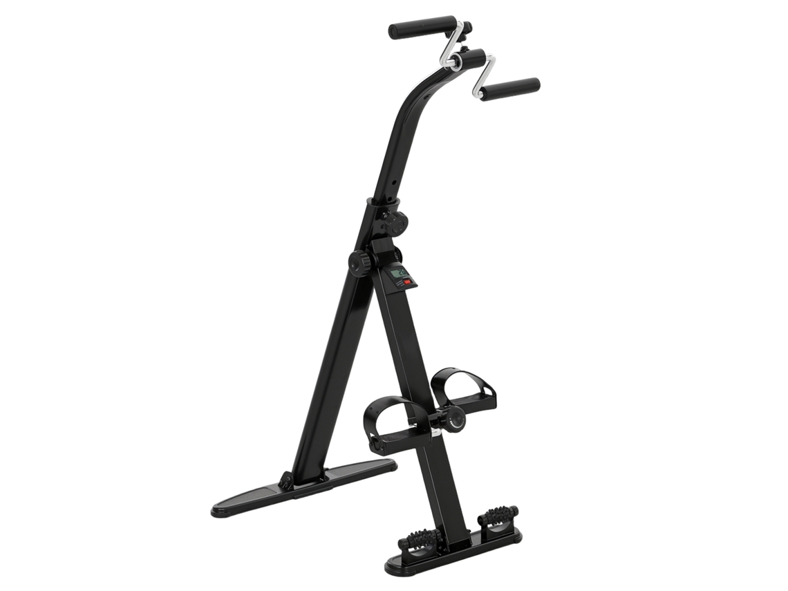 Bicicleta Dobrável Para Reabilitação De Pernas E Braços, Com Tela Lcd E Altura Do Guidão Ajustável, Preta.