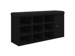 Shoe Bench, Shoe Benches Vidaxl Preto Madeira Processada (n/a)