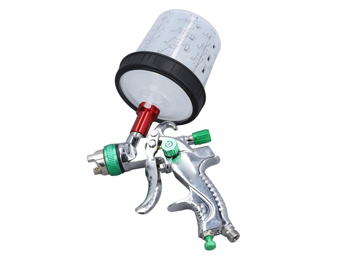 Laxiscreed Pistola De Disco Hvlp Para Pintura De Alta Atomização Em Alumínio E Aço Inoxidável