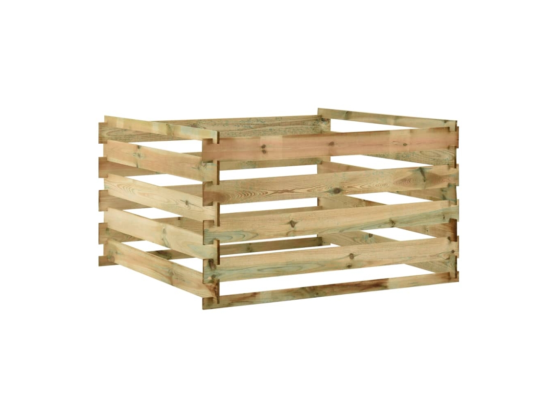 Composter, Composters Vidaxl Verde Madeira De Pinho