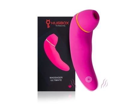 Estimulador de Clitóris Rosa Pro Estimulador de Clitóris Brinquedo Sexual Orgasmos Intensos Múltiplos e Discretos HUGBOX