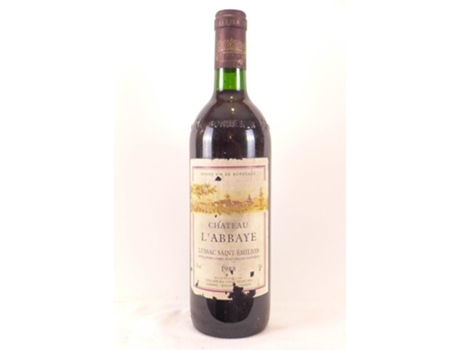 Vinho Tinto CHÂTEAU L'ABBAYE 1988 (75 cl - 1 unidade)