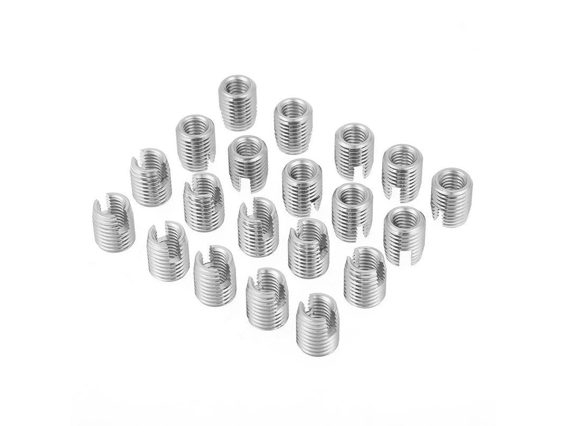 Parafusos Auto-atarraxantes Roscados Em Aço Inoxidável Sus303 M8x1.25x15mm (20 Unidades)