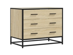 Drawer Cabinet, Drawer Cabinets Vidaxl Marrom Madeira Processada (n/a)