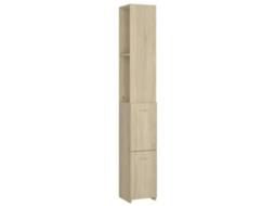 Bathroom Cabinet, Bathroom Cabinets Vidaxl Marrom Madeira Processada (n/a)