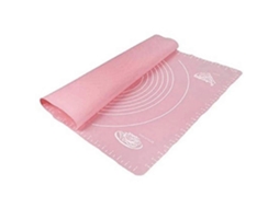 Tapete de silicone extra grande para assar Slowmoose com medidas, tapete de silicone antiaderente reutilizável (rosa)