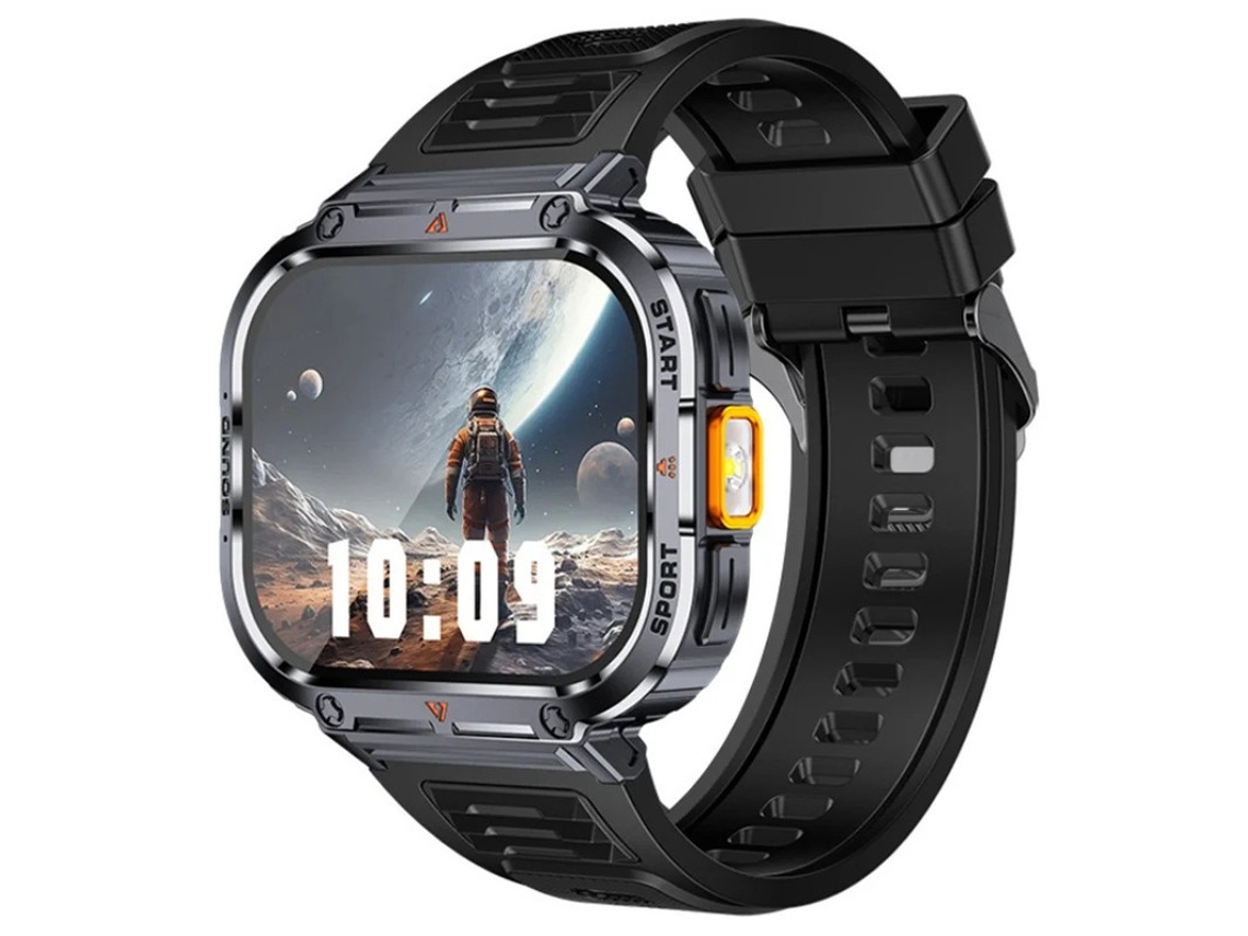 Smartwatch com Bluetooth, chamada, lanterna, frequência cardíaca, oxigênio, sem monitoramento de pressão arterial e arterial e modos Bestvite