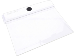 Luminária De Leitura Plana Led Transparente Recarregável Jiawu Com Temporizador 3 Cores, Painel Regulável Para Leitura