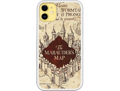 Capa iPhone 11 LA CASA DE LAS CARCASAS Harry Potter The Marauders Map Transparente