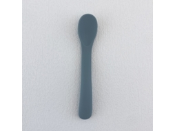 Colher de Silicone com Cabo Longo, Livre de Bpa, Ideal para Alimentação Infantil. MDUG (azul)