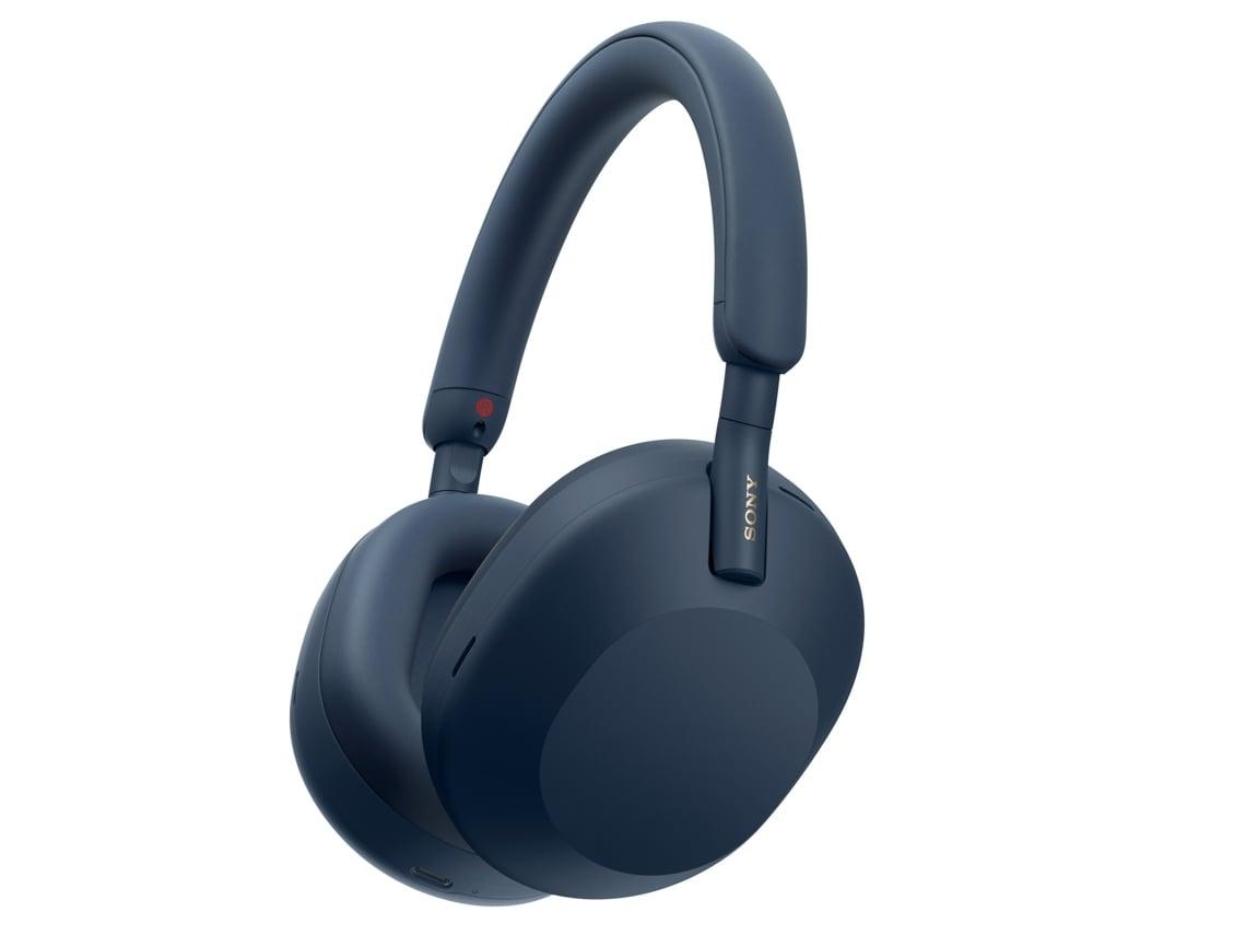 Auscultadores Bluetooth SONY WH 1000XM5 (Outlet Grade A - Over Ear - Microfone - Noise Cancelling - Azul)
