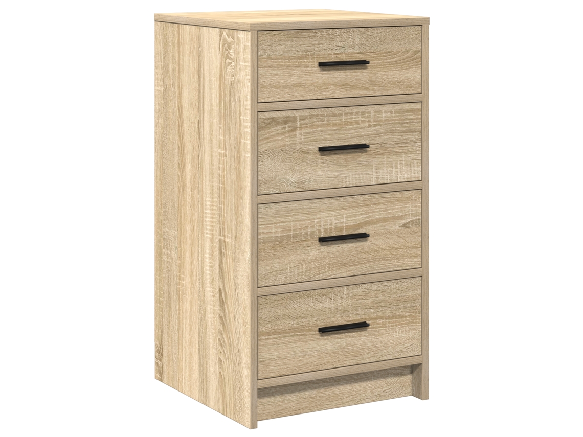 Conjunto 1 Armazenamento De Buffet Vidaxl Castanho Derivados De Madeira (40 X 41 X 75 Cm)