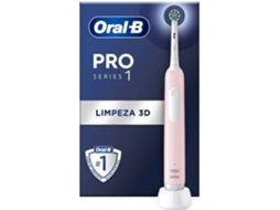 Escova Dentes Elétrica ORAL-B Pro Series 1 Rosa (Outlet Caixa Aberta - 1 Unidade)