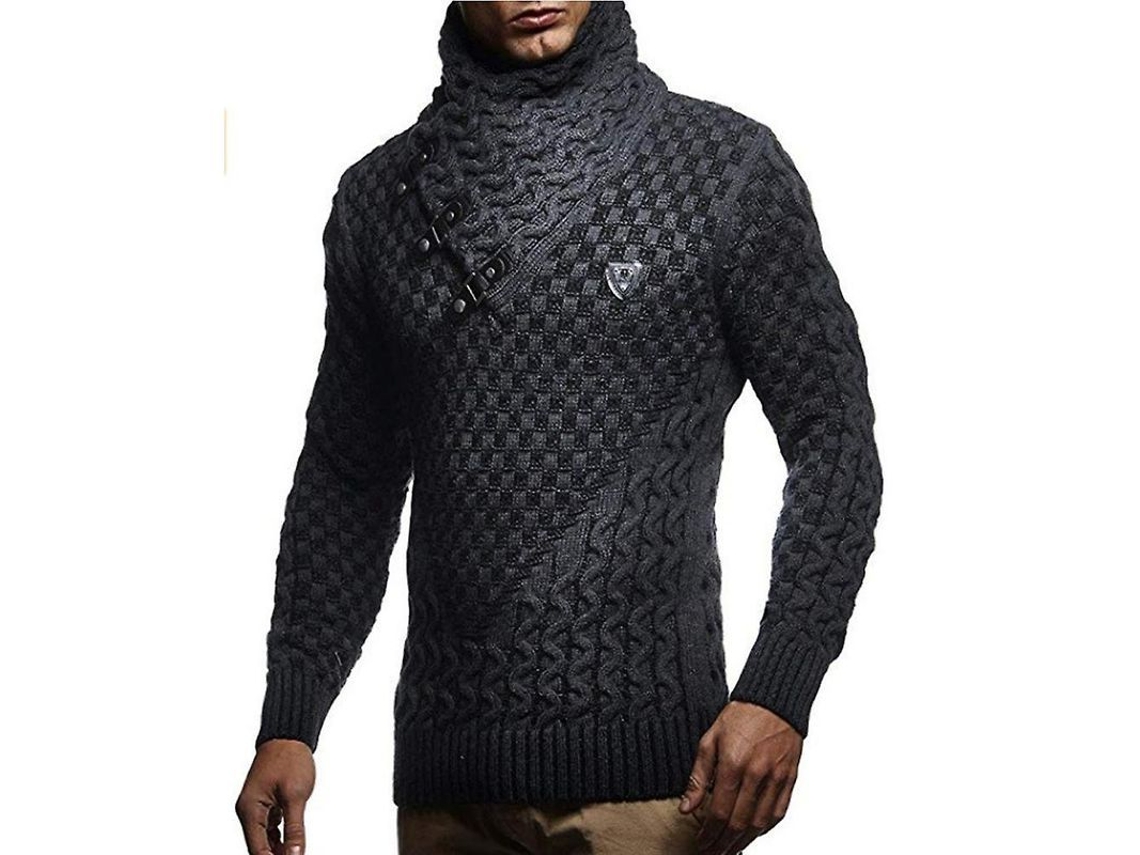 Jersey de Ponto Fasst Slim com Gola de Tortuga para Homem S/MARCA
