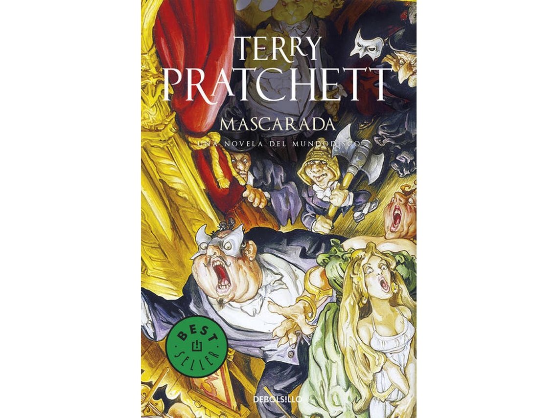 Livro Mascarada de Terry Pratchett (Espanhol)