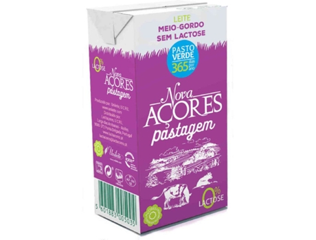 Leite Meio Gordo Sem Lactose NOVA AÇORES