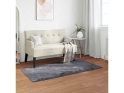 Vidaxl Tapete De De Ovelha Sintética Tafalla Antracite 60 X 110 Cm