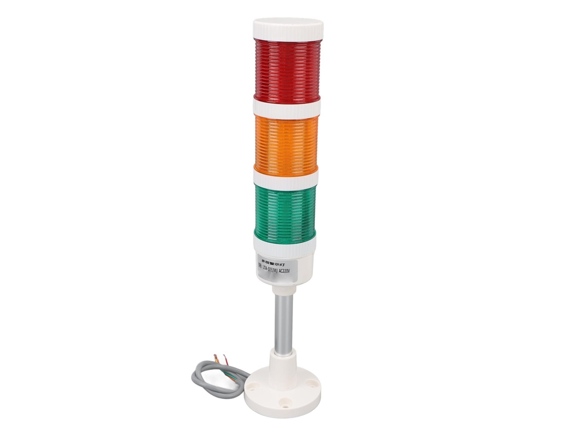 Luz de Sinal Led com Buzzer 220v para Cnc