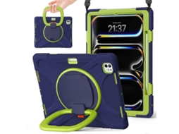 Capa de silicone híbrida para tablet Webake com suporte e alça de ombro
