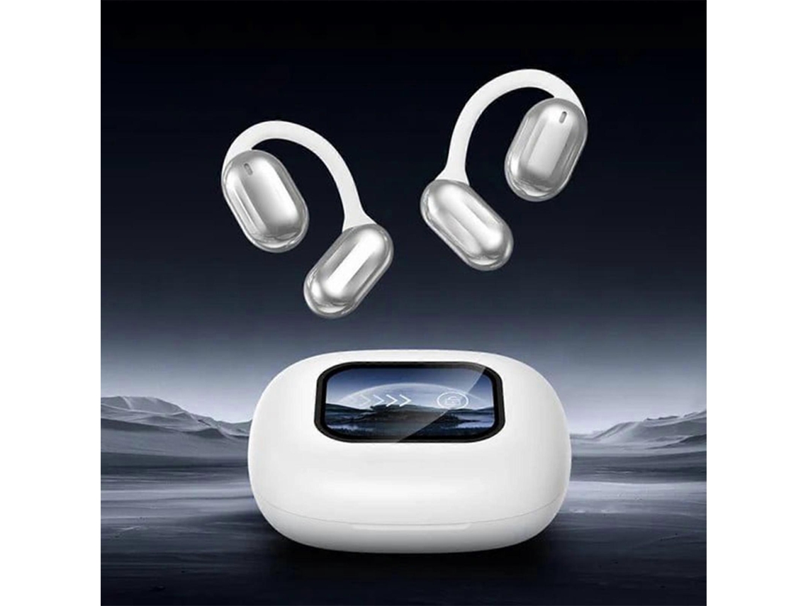 Fones De Ouvido Sem Fio Bluetooth 5.4 De Ouvido Aberto Com Tela Para Esportes. Ly Ebike