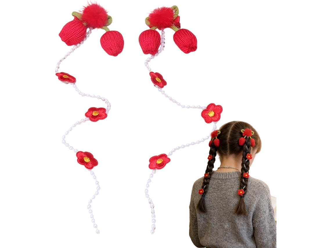 Presilhas E Grampos De Cabelo Elegantes - 1 Par