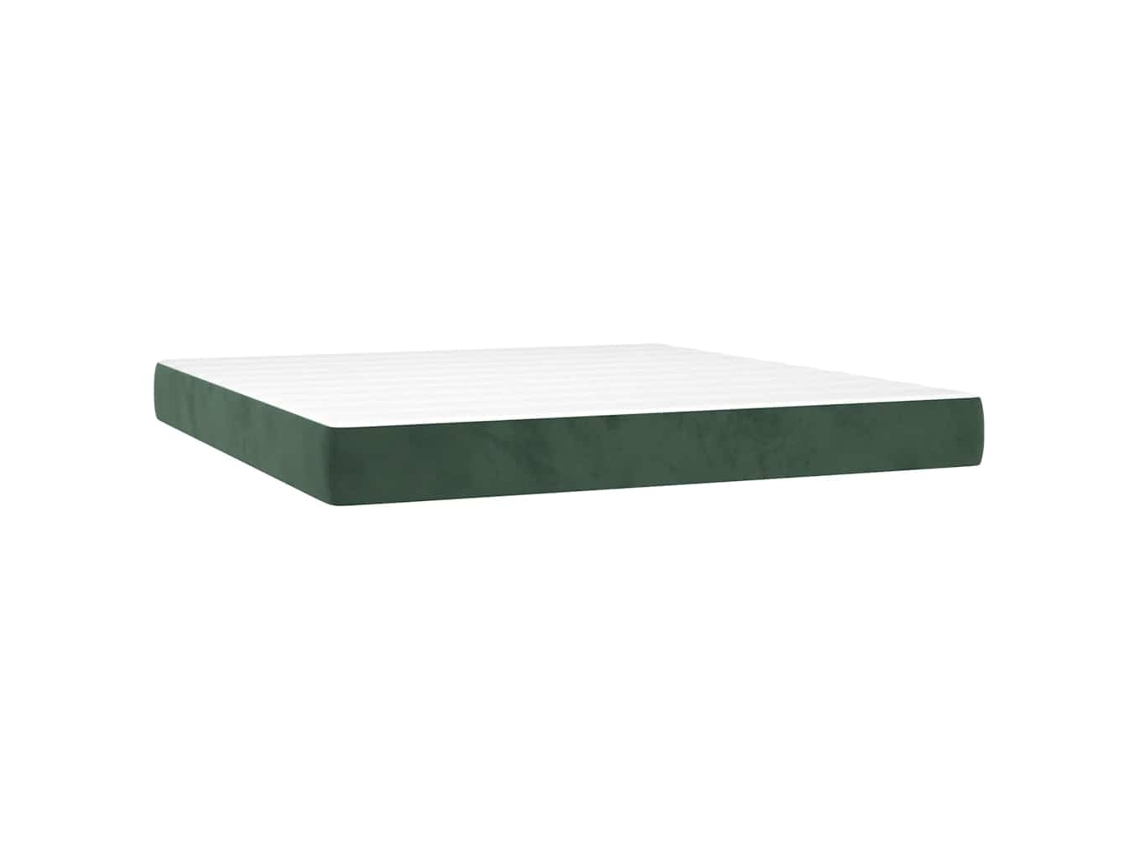 Pocket Spring Bed Mattress, Pocket Spring Bed Mattresses Vidaxl Verde Veludo (160 X 220 Cm)