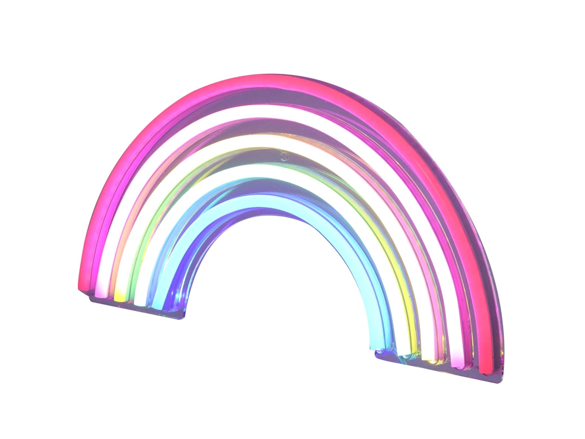 Laxiscreed Abajur De Neon Colorido Com Usb Para Quarto E Decoração Festiva