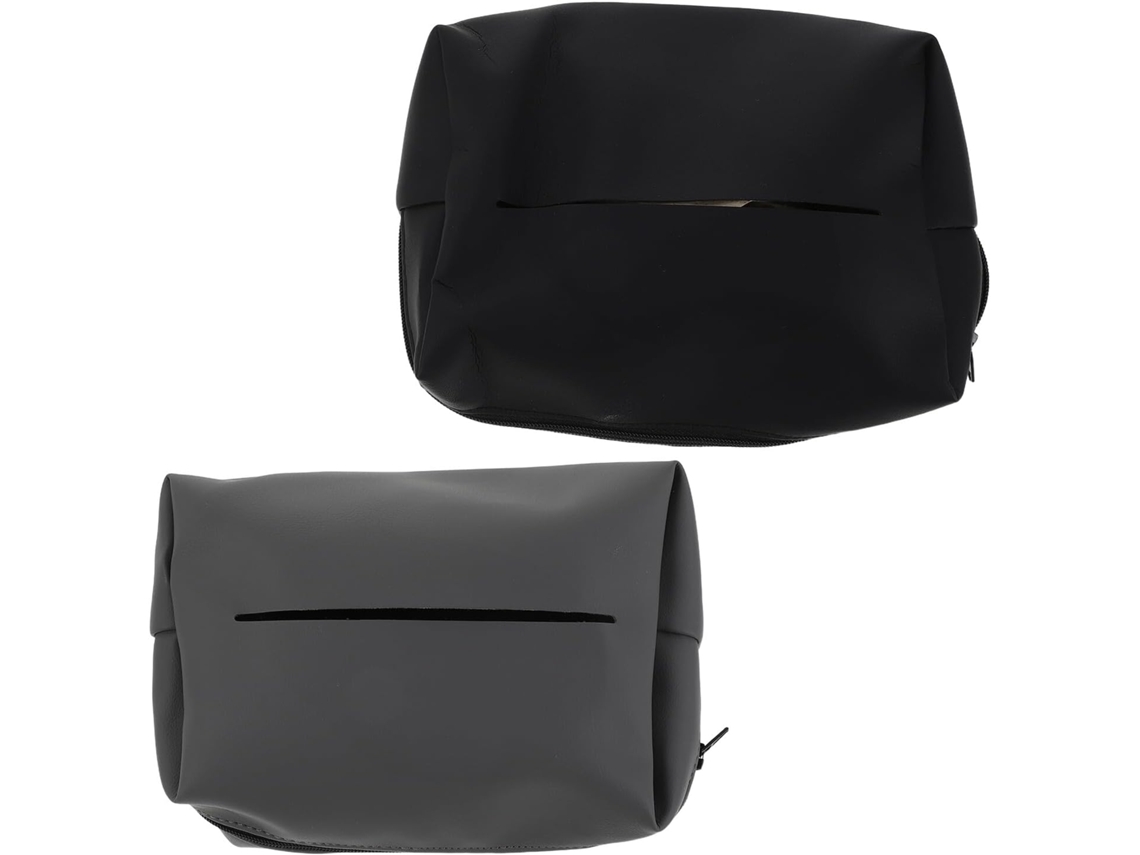 Conjunto De 2 Porta-lenços De Papel Para Carro, Espaçoso E Moderno Para Armazenamento Nos Bancos