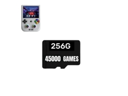 Cartão de memória para jogos, 80.000 jogos, configuração fácil, 256 GB, 45.000 jogos OEM